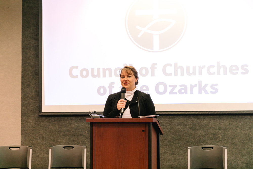 Council of Churches of the Ozarks CEO Jaimie Trussell announces a $6.2 million capital campaign for the nonprofit.