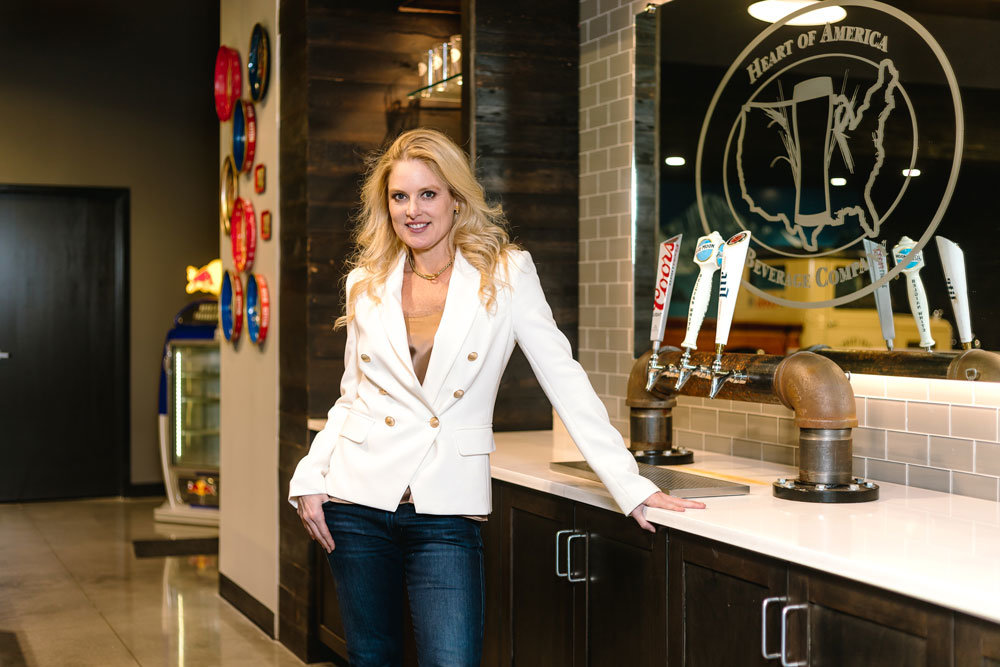 Mindy Hoff is the new president of Heart of America Beverage Co.