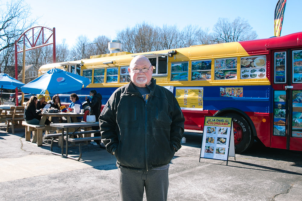 A NEW ROUTE: Route 66 Food Truck Park owner Kirk Wheeler plans to retire by year's end and has put the 1630 St. Louis St. site up for sale.