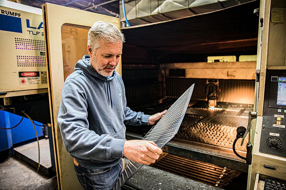Stuart Coutchie helms Griffin Industries, which has reached $4 million in annual revenue doing sheet metal stamping, forming and laser cutting.
