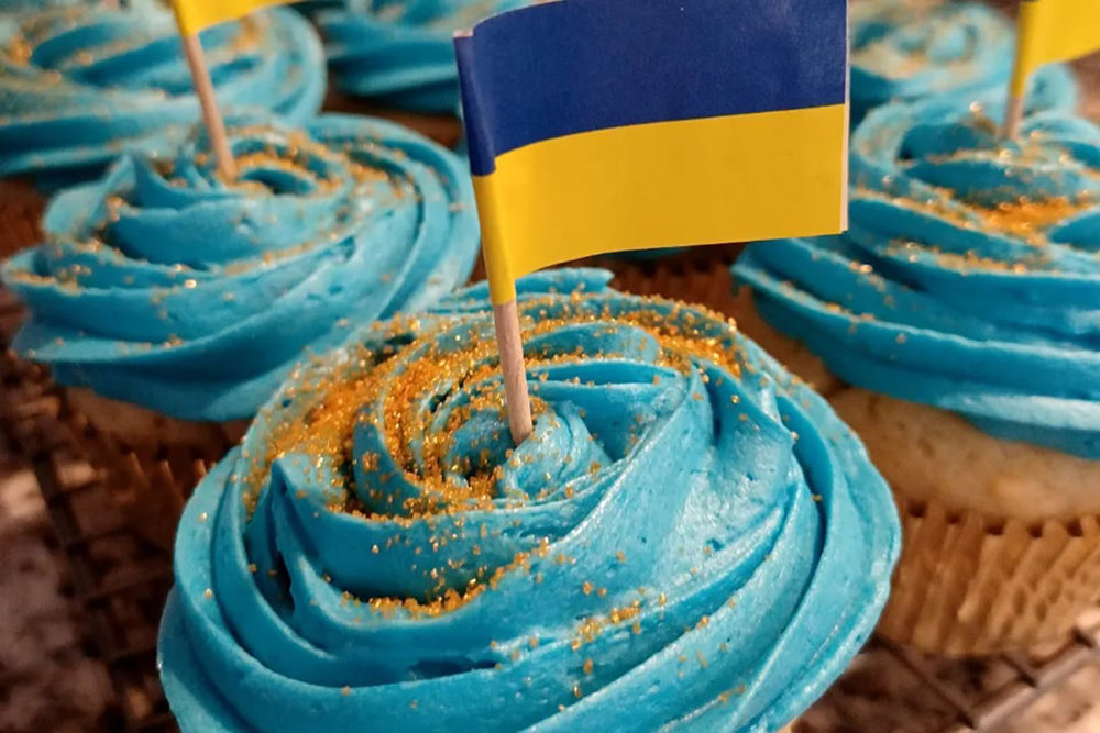 The owner of Nadia's Bakery is donating proceeds from some March sales toward humanitarian aid in her native Ukraine.