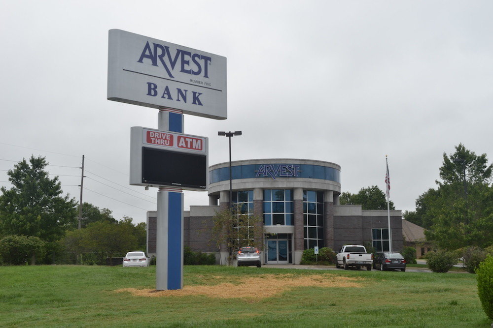 Arvest Bank ranked No. 15 on SBJ's 2021 list of the area's largest banks.