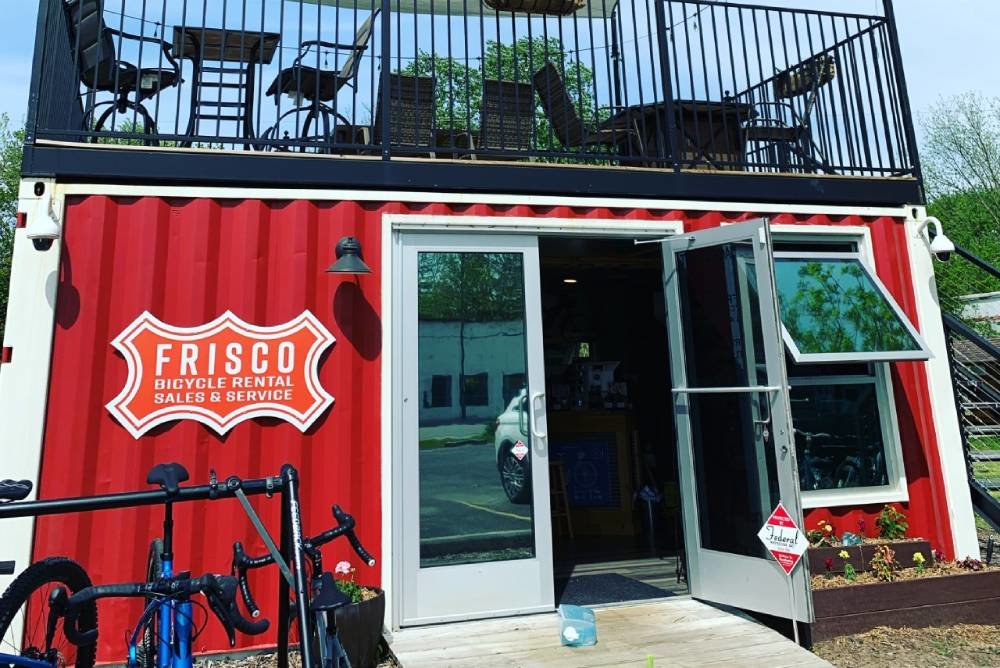 Frisco Bicycle Rental Sales and Service is located along the Frisco Highline Trail in Willard.
