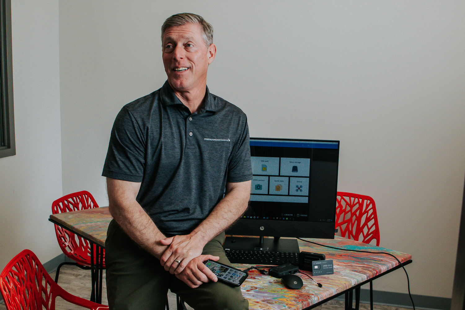 DIGITAL DETECTING: Doug Parker turned a tech hobby into a second career in digital forensics.
