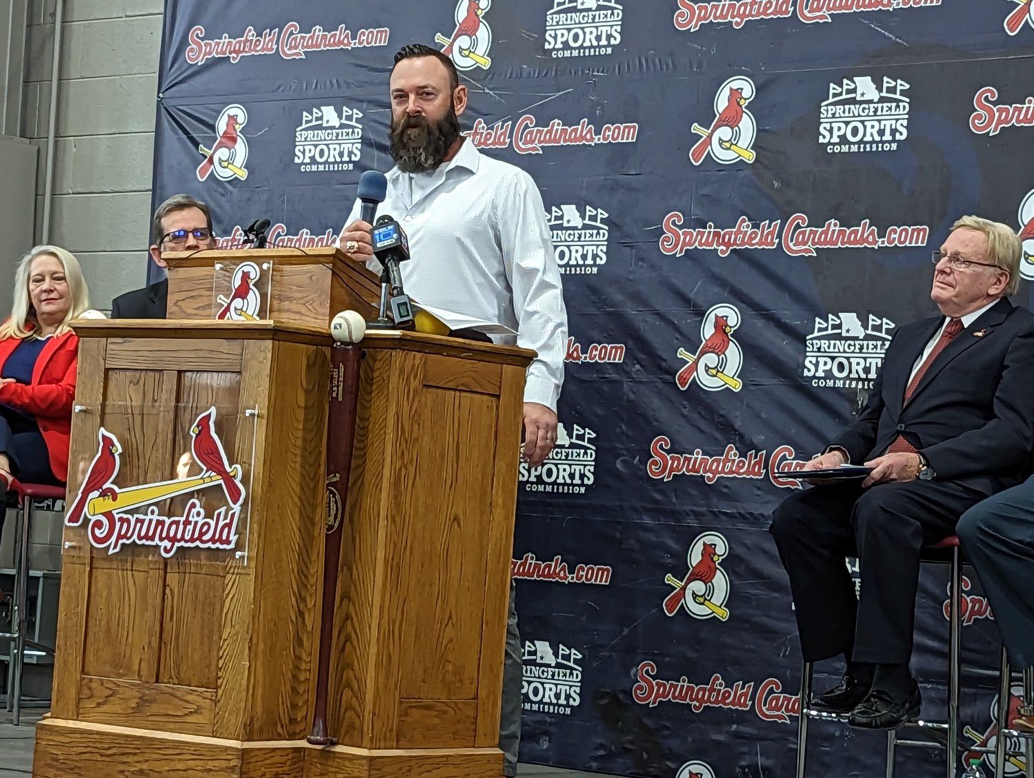Former St. Louis Cardinals player Josh Kinney played with the Springfield Cardinals in 2005. “I had no idea what I was getting myself into when I was coming to Hammons Field,” he said. “It was unbelievable. It was way more than we expected.”