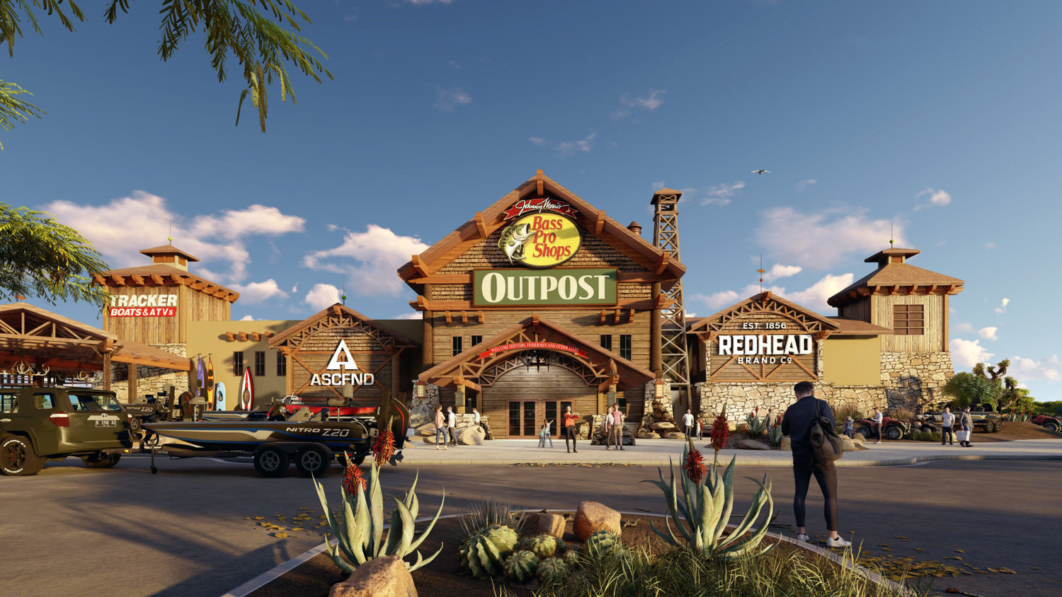 Bass Pro Shops' planned Outpost store in Midland, Texas, is expected to open in late 2024.