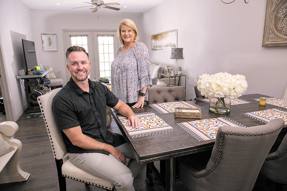 Humble Abode Properties owner Isaac Stewart and property manager Carolyn Burnett are managing 47 senior living units in the newly acquired The Villages at James River in Ozark.
