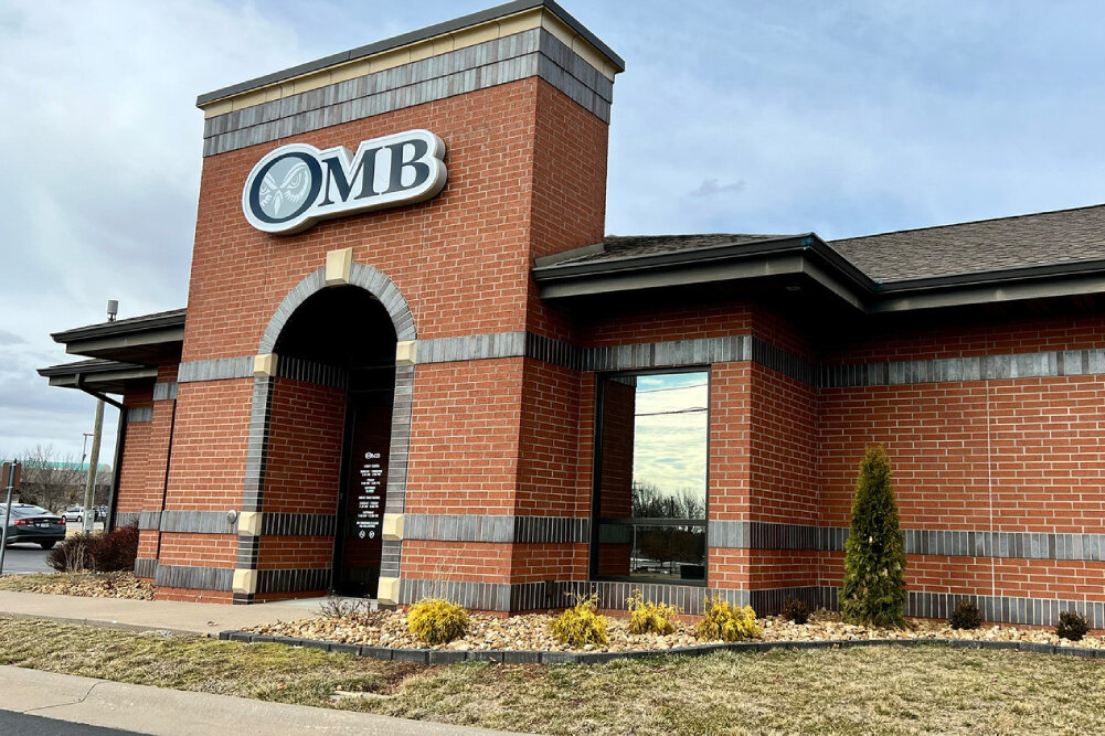 OMB Bank signage changes are in the works.