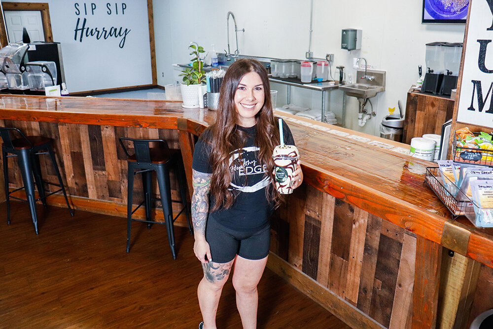 Bridgette Cummings owns and operates The Healthy Edge, a shop she purchased in 2019 after moving from California.