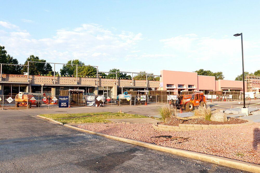 Improvements to the Southern Hills Shopping Center are underway.  
