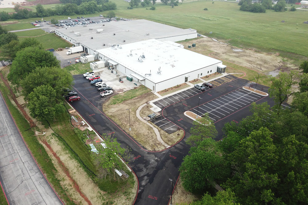 An aerial view of Positronic's Eldon Avenue facilities shows room for more expansion, possibly within five years.