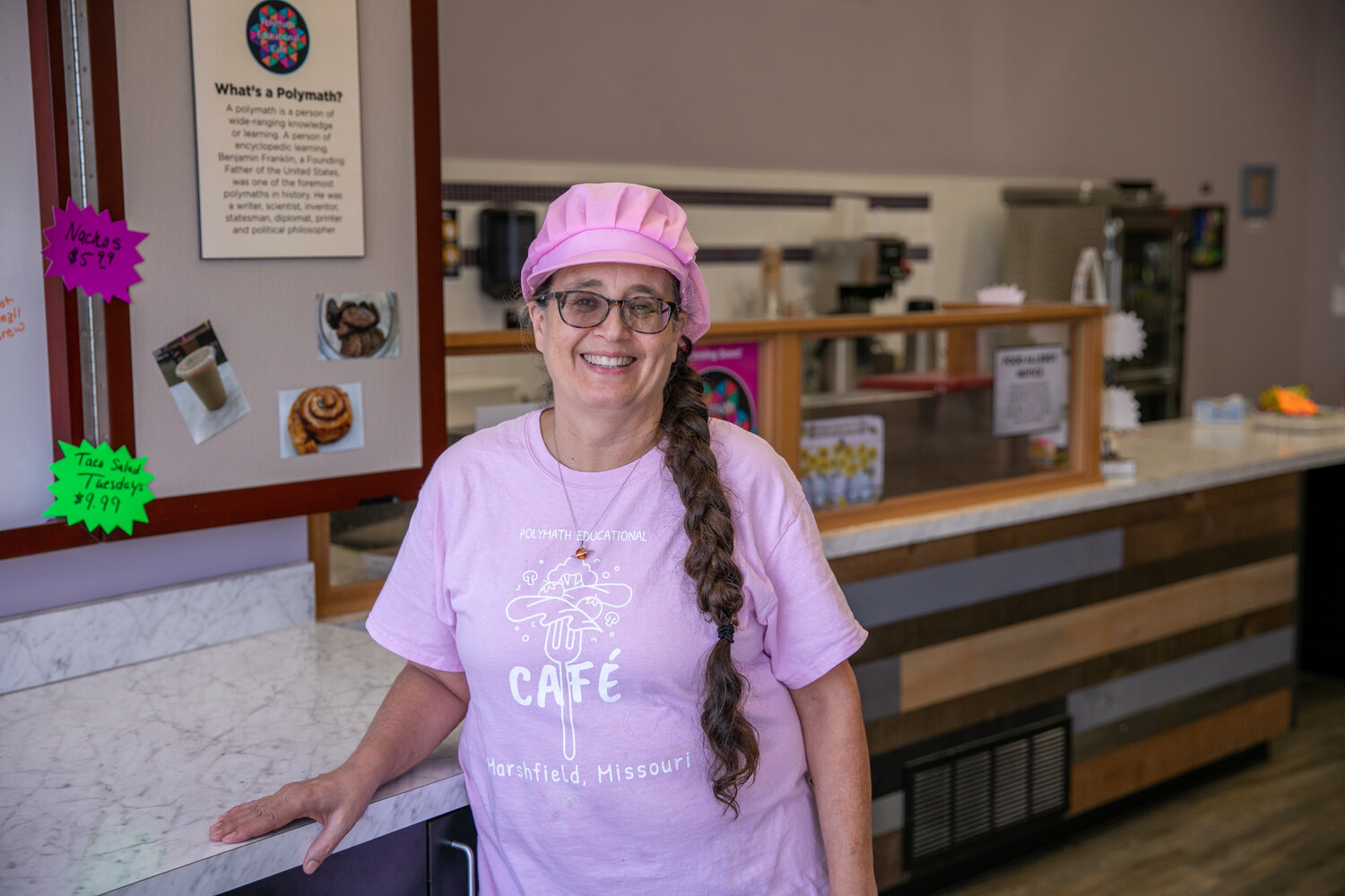 Polymath Educational Cafe owner ML Obermaier now specializes in meal planning, and she's a new tenant in The Library Center.