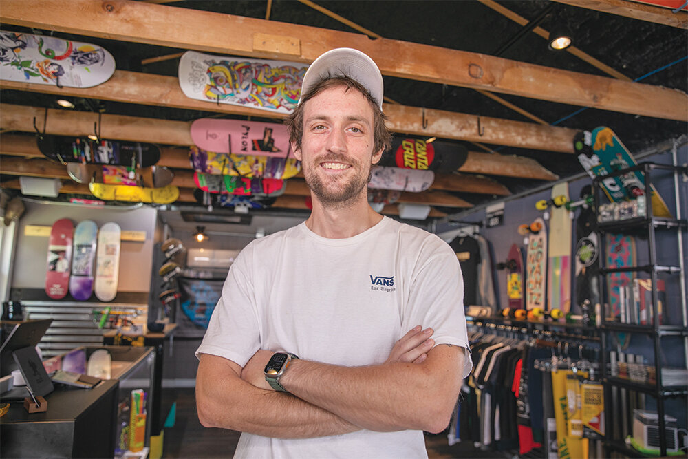 Carwin Young, Ouch Skate Shop